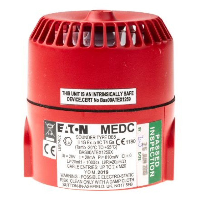 Crouse Hinds Intrinsically Safe Electronic Sounder - DB5 Range